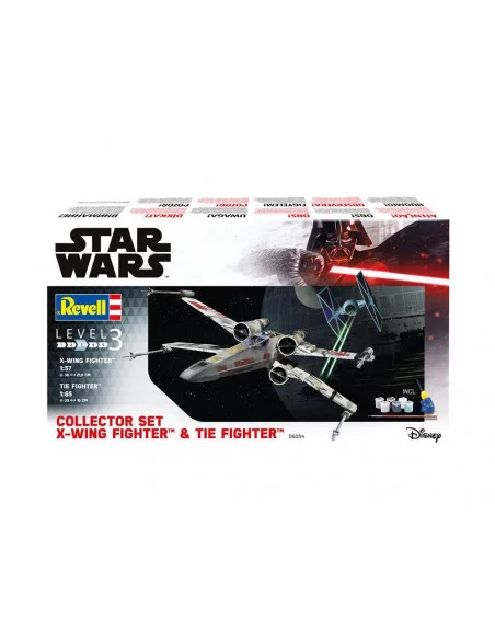 Star Wars Maqueta 1/57 X-Wing Fighter & 1/65 TIE Fighter