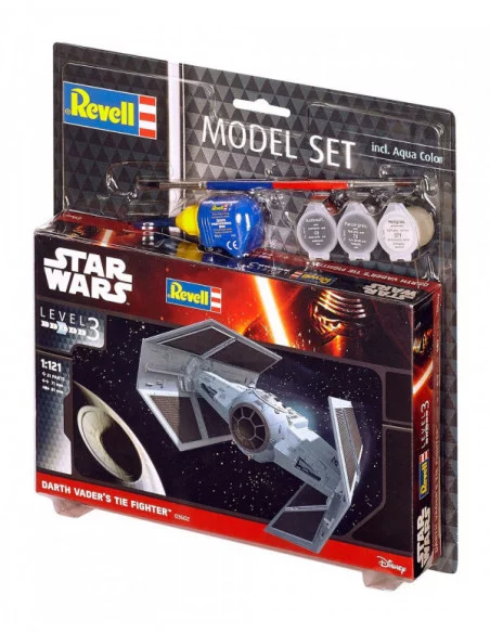 Star Wars Maqueta 1/121 Model Set Darth Vader's TIE Fighter 7 cm
