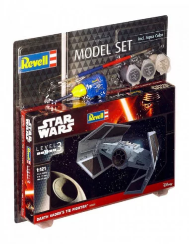 Star Wars Maqueta 1/121 Model Set Darth Vader's TIE Fighter 7 cm