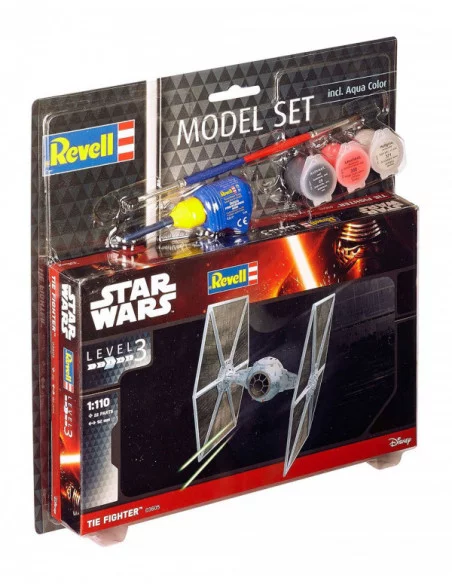 Star Wars Maqueta 1/110 Model Set TIE Fighter 9 cm