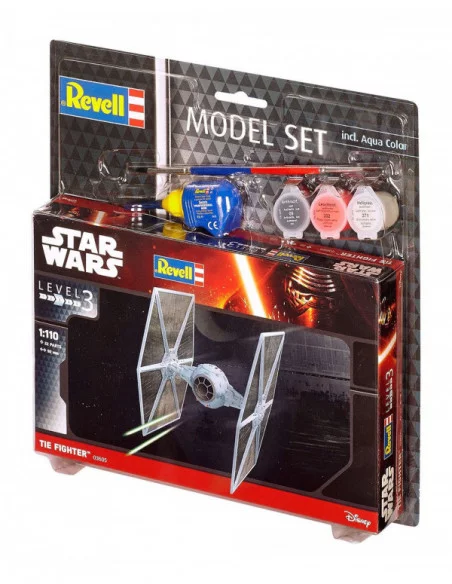 Star Wars Maqueta 1/110 Model Set TIE Fighter 9 cm