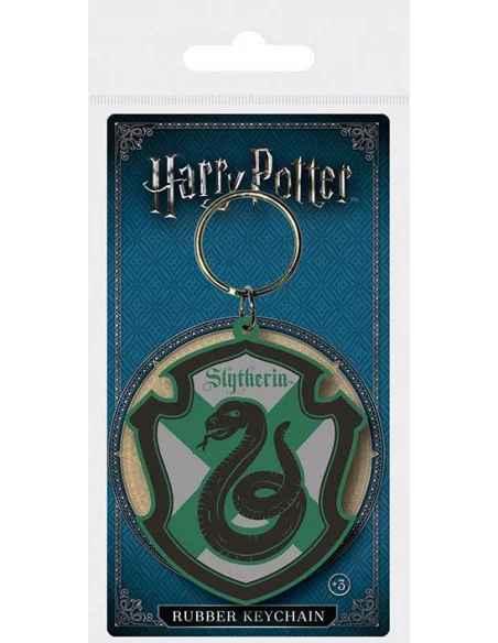 Harry Potter Llavero caucho Slytherin 6 cm