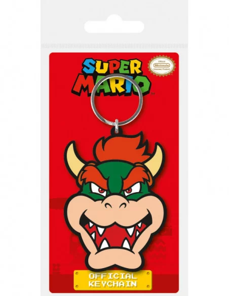 Super Mario Llavero caucho Bowser 6 cm