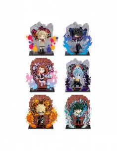 My Hero Academia Minifiguras 6 cm Wall Art Collection Heroes & Villains Expositor (6)