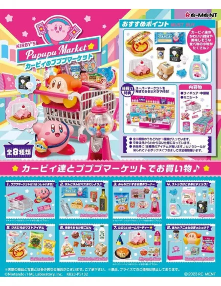 Kirby Minifiguras 6 cm Kirby's Pupupu Market Expositor (8)