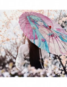 Hatsune Miku Parasol de papel Miku 2