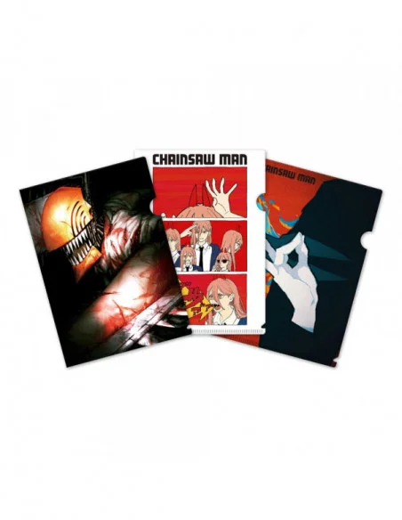 Chainsaw Man Set de 3 Fundas transparentes