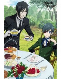 Kuroshitsuji Póster Tela Tea Time 60 x 90 cm 2