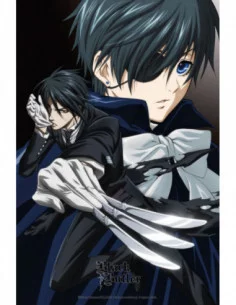 Kuroshitsuji Póster Tela Knives 60 x 90 cm 2