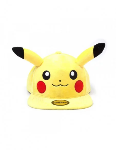Pokémon Gorra Peluche Snapback Embarrassed Pikachu