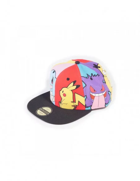 Pokemon Gorra Snapback Multi Pop Art
