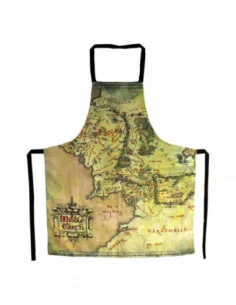 El Señor de los Anillos Delantal The Middle Earth Map