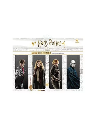 Harry Potter Set de 4 Marcapáginas Magnéticos C