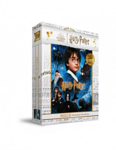 Harry Potter Puzzle Efecto 3D Philosopher's Stone Poster (100 piezas)