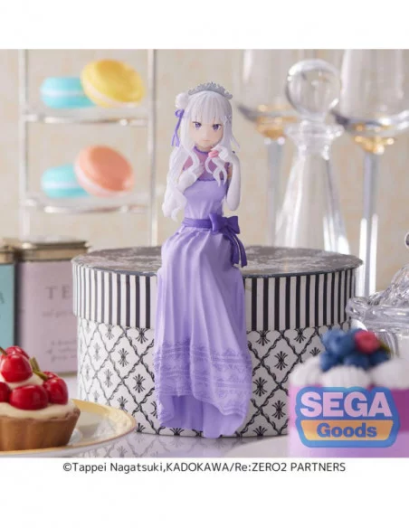 Re:Zero - Starting Life in Another World: Lost in Memories Estatua PVC PM Perching Emilia (Dressed-Up Party) 14 cm Re:Zero - Starting Life in Another World: Lost in Memories Estatua PVC PM Perching Emilia (Dressed-Up Party) 14 cm
