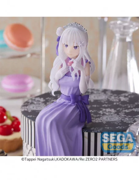 Re:Zero - Starting Life in Another World: Lost in Memories Estatua PVC PM Perching Emilia (Dressed-Up Party) 14 cm Re:Zero - Starting Life in Another World: Lost in Memories Estatua PVC PM Perching Emilia (Dressed-Up Party) 14 cm