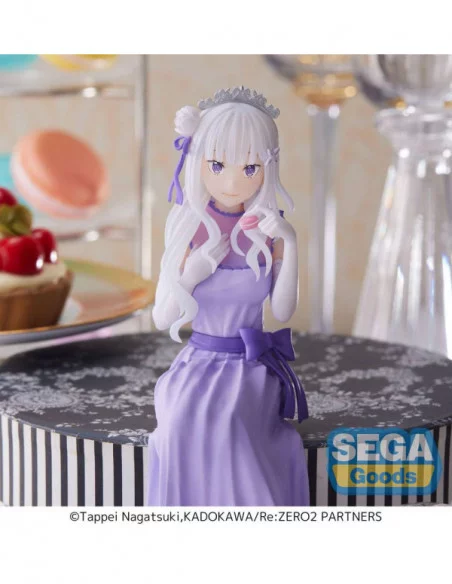 Re:Zero - Starting Life in Another World: Lost in Memories Estatua PVC PM Perching Emilia (Dressed-Up Party) 14 cm Re:Zero - Starting Life in Another World: Lost in Memories Estatua PVC PM Perching Emilia (Dressed-Up Party) 14 cm