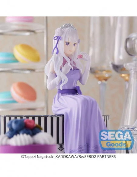 Re:Zero - Starting Life in Another World: Lost in Memories Estatua PVC PM Perching Emilia (Dressed-Up Party) 14 cm Re:Zero - Starting Life in Another World: Lost in Memories Estatua PVC PM Perching Emilia (Dressed-Up Party) 14 cm