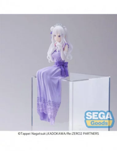 Re:Zero - Starting Life in Another World: Lost in Memories Estatua PVC PM Perching Emilia (Dressed-Up Party) 14 cm