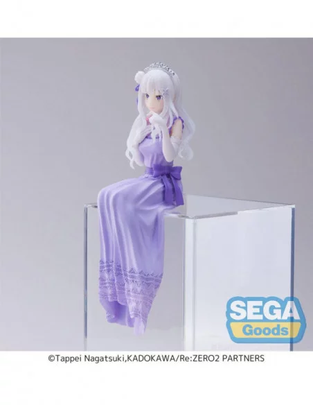 Re:Zero - Starting Life in Another World: Lost in Memories Estatua PVC PM Perching Emilia (Dressed-Up Party) 14 cm Re:Zero - Starting Life in Another World: Lost in Memories Estatua PVC PM Perching Emilia (Dressed-Up Party) 14 cm