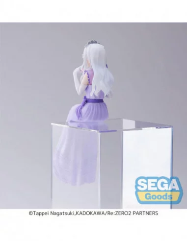 Re:Zero - Starting Life in Another World: Lost in Memories Estatua PVC PM Perching Emilia (Dressed-Up Party) 14 cm
