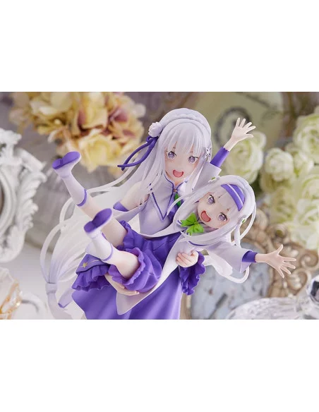 Re:Zero Starting Life in Another World Estatua PVC 1/7 Emilia & Childhood Emilia 24 cm Re:Zero Starting Life in Another World Estatua PVC 1/7 Emilia & Childhood Emilia 24 cm