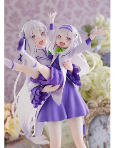 Re:Zero Starting Life in Another World Estatua PVC 1/7 Emilia & Childhood Emilia 24 cm