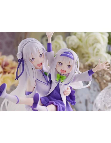Re:Zero Starting Life in Another World Estatua PVC 1/7 Emilia & Childhood Emilia 24 cm