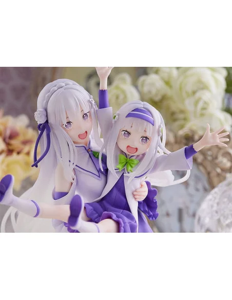 Re:Zero Starting Life in Another World Estatua PVC 1/7 Emilia & Childhood Emilia 24 cm Re:Zero Starting Life in Another World Estatua PVC 1/7 Emilia & Childhood Emilia 24 cm