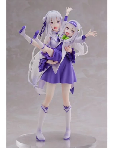 Re:Zero Starting Life in Another World Estatua PVC 1/7 Emilia & Childhood Emilia 24 cm