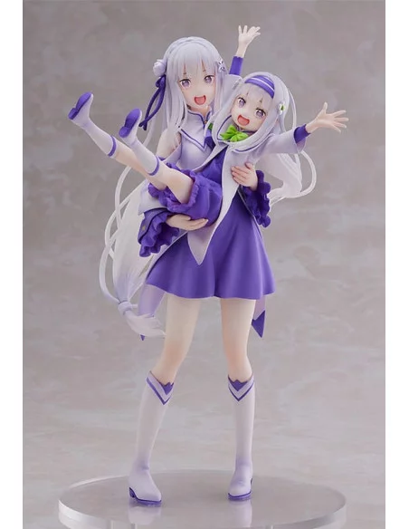 Re:Zero Starting Life in Another World Estatua PVC 1/7 Emilia & Childhood Emilia 24 cm Re:Zero Starting Life in Another World Estatua PVC 1/7 Emilia & Childhood Emilia 24 cm