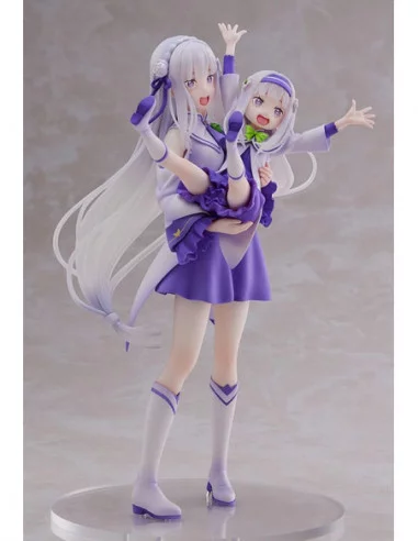 Re:Zero Starting Life in Another World Estatua PVC 1/7 Emilia & Childhood Emilia 24 cm