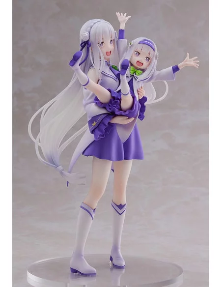 Re:Zero Starting Life in Another World Estatua PVC 1/7 Emilia & Childhood Emilia 24 cm Re:Zero Starting Life in Another World Estatua PVC 1/7 Emilia & Childhood Emilia 24 cm