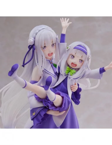 Re:Zero Starting Life in Another World Estatua PVC 1/7 Emilia & Childhood Emilia 24 cm