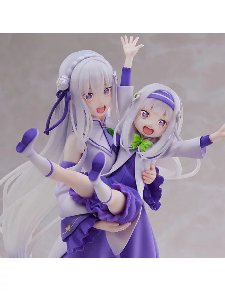 Re:Zero Starting Life in Another World Estatua PVC 1/7 Emilia & Childhood Emilia 24 cm Re:Zero Starting Life in Another World Estatua PVC 1/7 Emilia & Childhood Emilia 24 cm