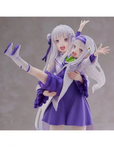 Re:Zero Starting Life in Another World Estatua PVC 1/7 Emilia & Childhood Emilia 24 cm