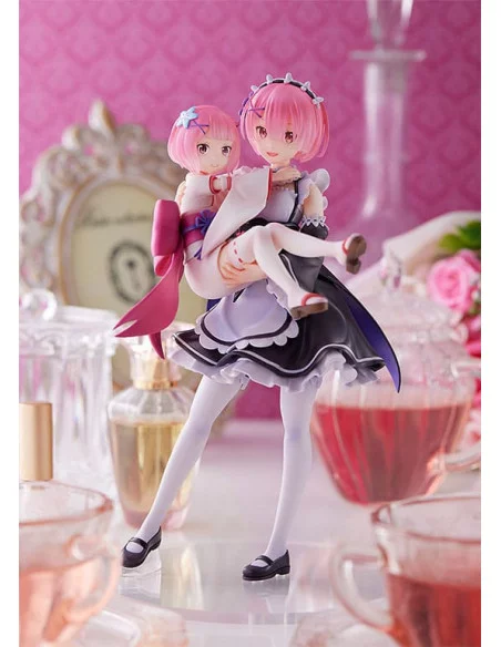 Re:Zero Starting Life in Another World Estatua PVC 1/7 Ram & Childhood Ram 23 cm Re:Zero Starting Life in Another World Estatua PVC 1/7 Ram & Childhood Ram 23 cm