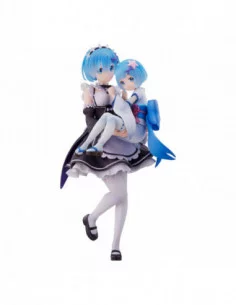 Re:Zero Starting Life in Another World Estatua PVC 1/7 Rem & Childhood Rem 23 cm