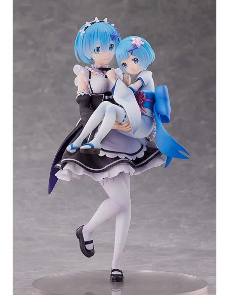 Re:Zero Starting Life in Another World Estatua PVC 1/7 Rem & Childhood Rem 23 cm Re:Zero Starting Life in Another World Estatua PVC 1/7 Rem & Childhood Rem 23 cm