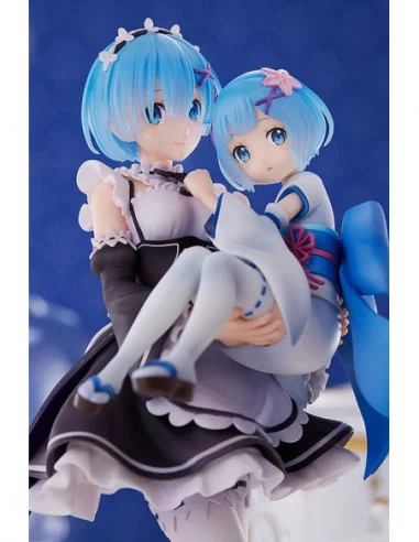 Re:Zero Starting Life in Another World Estatua PVC 1/7 Rem & Childhood Rem 23 cm