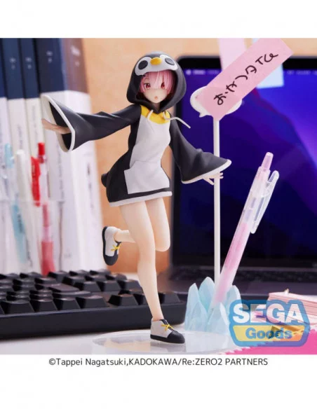 Re:Zero - Starting Life in Another World Estatua PVC Ram Kotoriasobi Pink 20 cm Re:Zero - Starting Life in Another World Estatua PVC Ram Kotoriasobi Pink 20 cm
