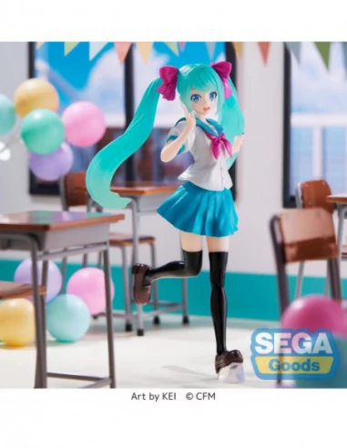 Hatsune Miku Estatua Luminasta PVC Hatsune Miku 16th Anniversary KEI Ver. 18 cm