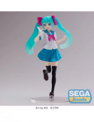 Hatsune Miku Estatua Luminasta PVC Hatsune Miku 16th Anniversary KEI Ver. 18 cm