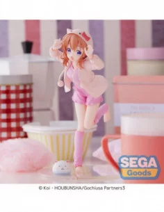 Is the Order a Rabbit Estatua Luminasta PVC Rabbit House Tea Party: BLOOM Cocoa 18 cm 2