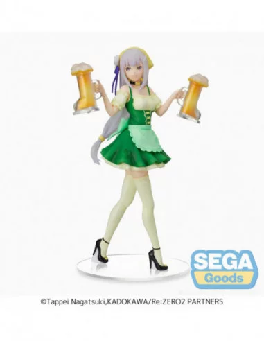 Re:Zero Starting Life in Another World Estatua PVC SPM Emilia Oktoberfest Ver. (re-run) 21 cm