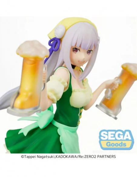 Re:Zero Starting Life in Another World Estatua PVC SPM Emilia Oktoberfest Ver. (re-run) 21 cm