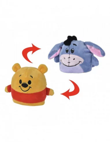 Disney: Winny de Puh peluche reversible Winny/I-Aah 8 cm