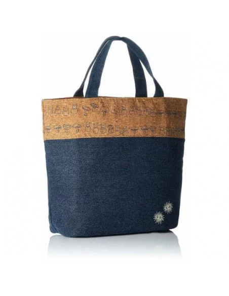 Mi vecino Totoro Bolsa de almuerzo estilo corcho y vaquero Totoro Mi vecino Totoro Bolsa de almuerzo estilo corcho y vaquero Totoro