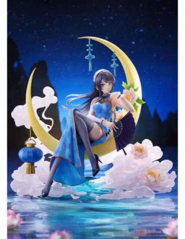 Rascal Does Not Dream of Bunny Girl Senpai Estatua PVC 1/7 Mai Sakurajima Chinese Dress Ver. 25 cm