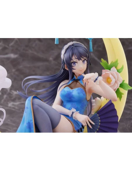 Rascal Does Not Dream of Bunny Girl Senpai Estatua PVC 1/7 Mai Sakurajima Chinese Dress Ver. 25 cm Rascal Does Not Dream of Bunny Girl Senpai Estatua PVC 1/7 Mai Sakurajima Chinese Dress Ver. 25 cm